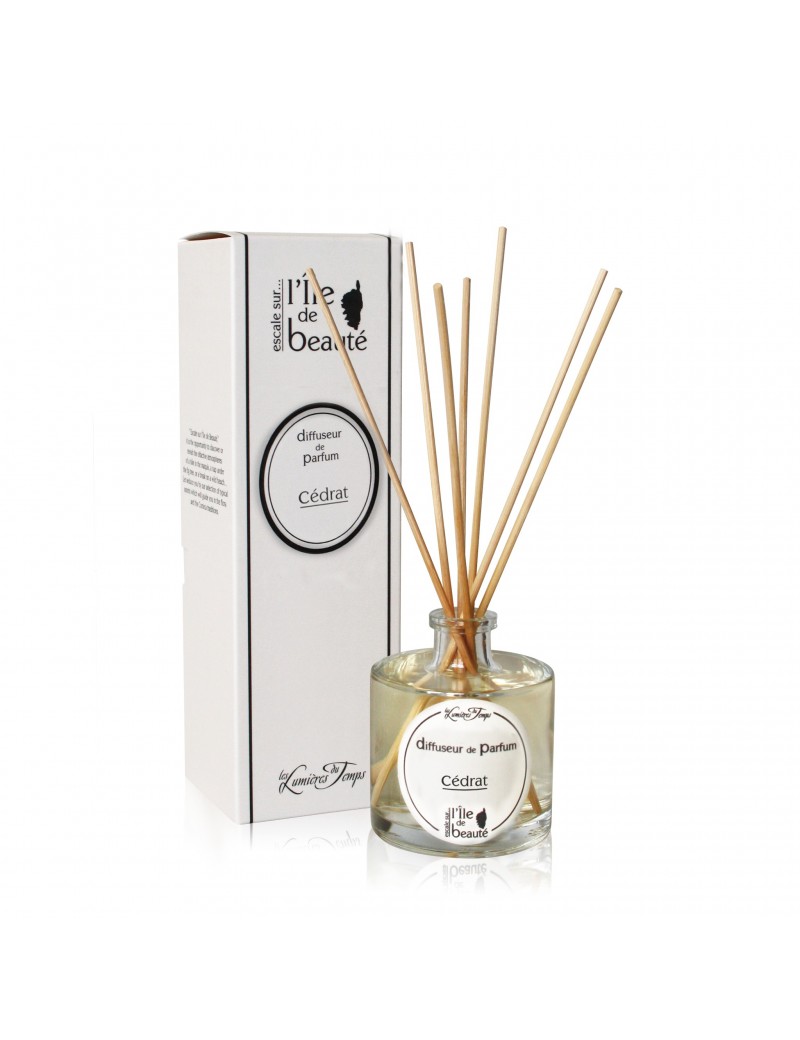 Diffuseur Île de beauté cédrat 100 ml | Les Lumières du Temps