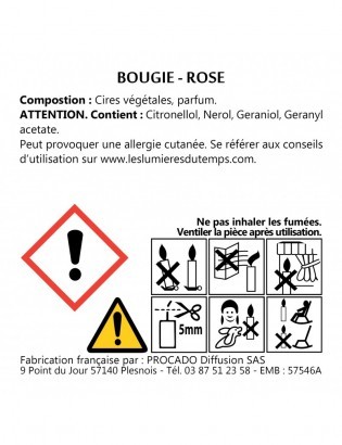 Boîte 10 bougies t-light Rose
