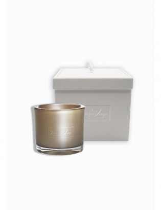 Bougie Luxe PM 200 gr boîte Poudre d'or