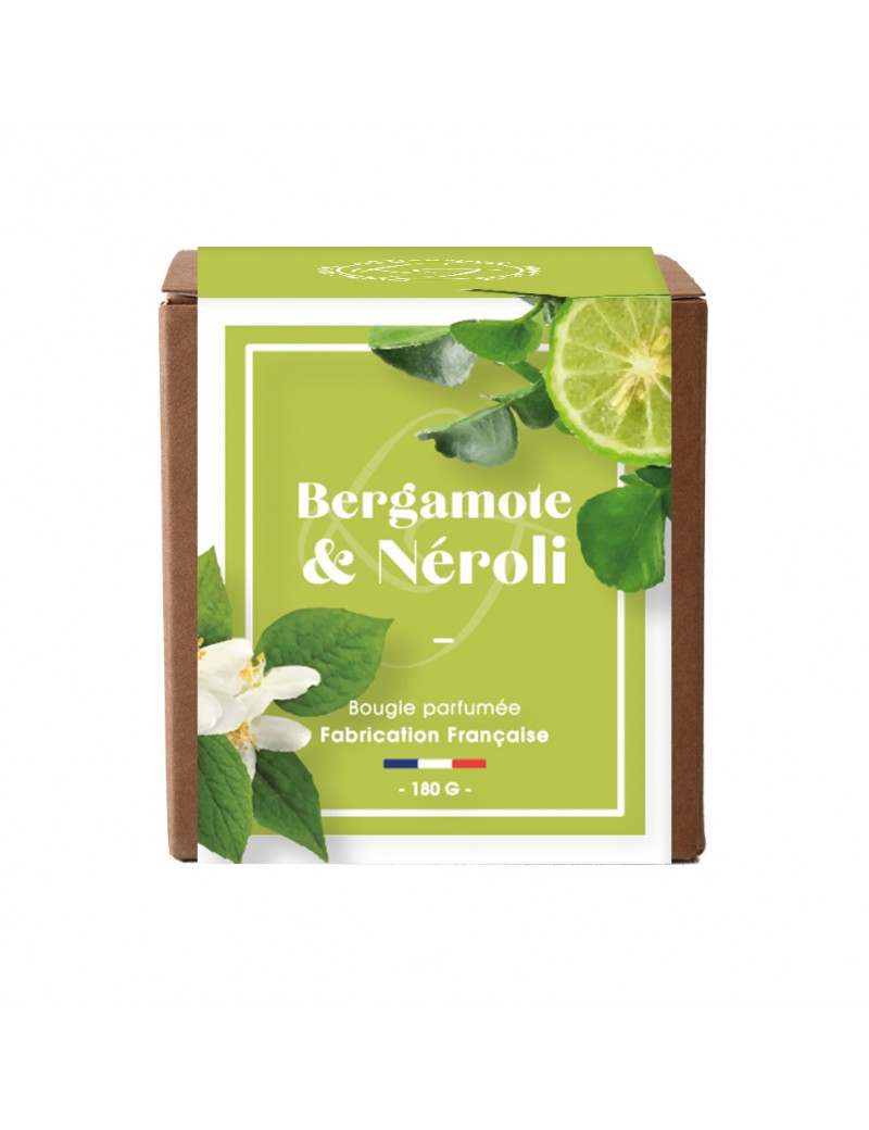 Bougie végétale 180 gr Duo Bergamote & Néroli