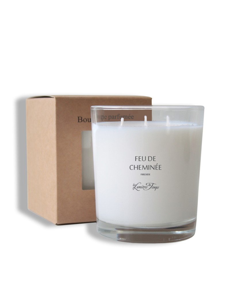 Bougie végétale 600 g Feu de Cheminée