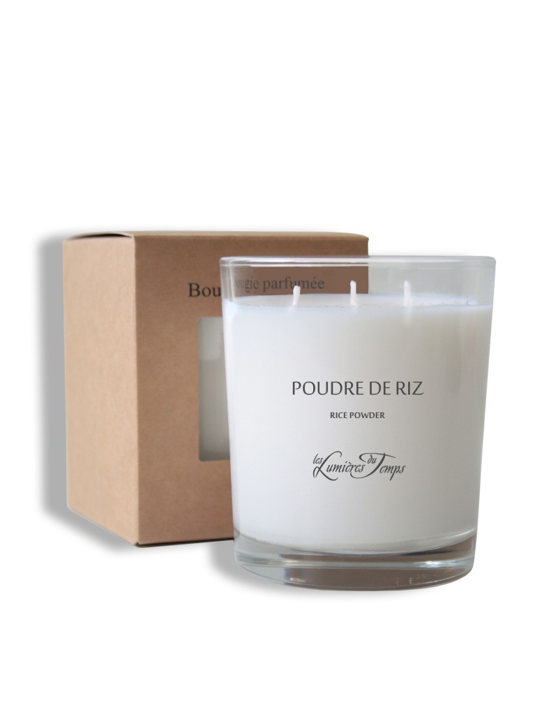 Bougie Végétale 350 g Poudre de Riz