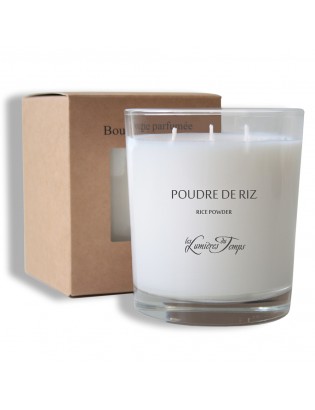Bougie Végétale 600 g Poudre de Riz