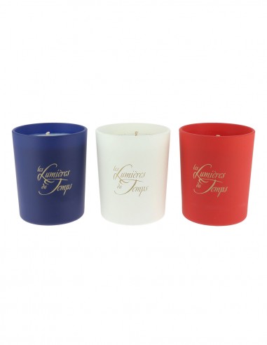 Coffret Bougies 3 x 90 g Bleu Blanc Rouge