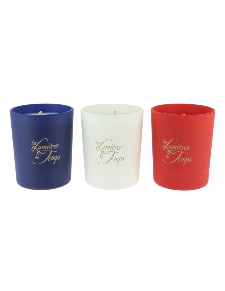 Coffret Bougies 3 x 90 g Bleu Blanc Rouge