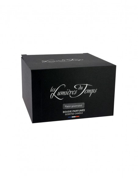 Bougie Céramique 740 g Plaisir Gourmand livrée dans sa boîte noire