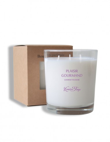 Bougie Végétale 600 g Plaisir Gourmand