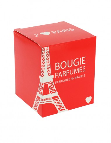 Bougie J'Aime Paris Rouge 180 g