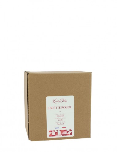 Bougie Facette Rouge 360 g Patchouli