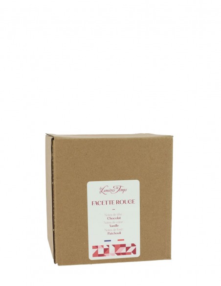 Bougie Facette Rouge 360 g Patchouli