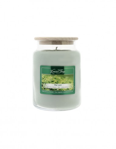 Bougie Cire Colorée 670 g Thé vert