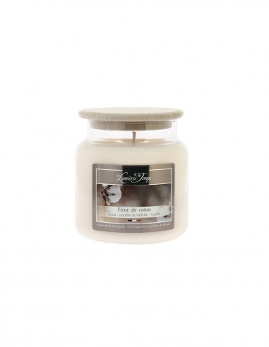 Bougie Cire Colorée 430 g Fleur de Coton