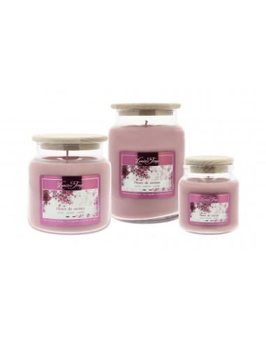 Bougie Cire Colorée Fleurs de Cerisier 670 g | Les Lumières du Temps