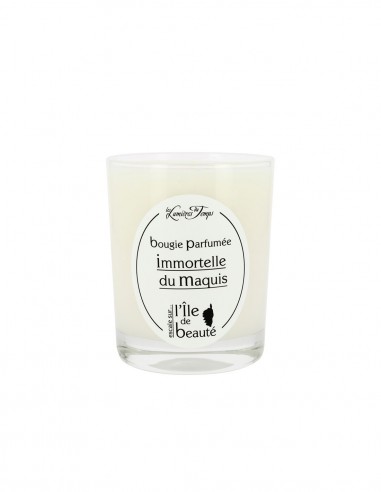 Bougie Escale sur l'Île de Beauté 180 g Immortelle du Maquis