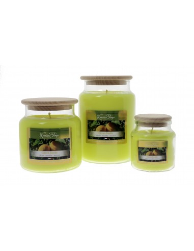 Bougie Cire Colorée Citron Basilic