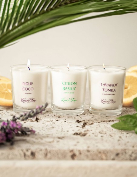 Coffret N°8 Traditionnel 3 bougies x 90 g