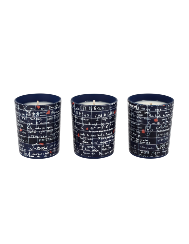 Coffret Bougies Le mur des je t'aime 3x90g