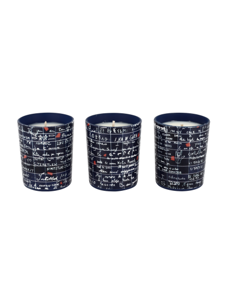 Coffret Bougies Le mur des je t'aime 3x90g