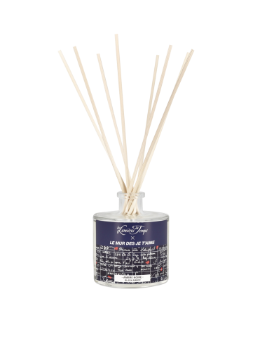 Diffuseur de Parfum Le mur des je t'aime 100 ml parfum Ambre Noire
