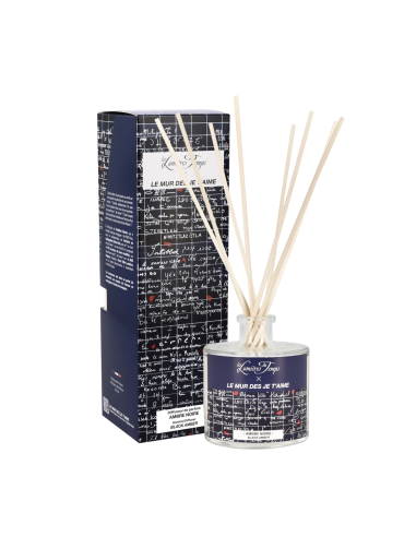 Diffuseur de Parfum Le mur des je t'aime 100 ml Ambre Noire