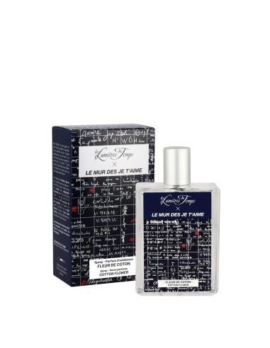Spray d'Intérieur Le mur des je t'aime 100 ml Fleur de Coton