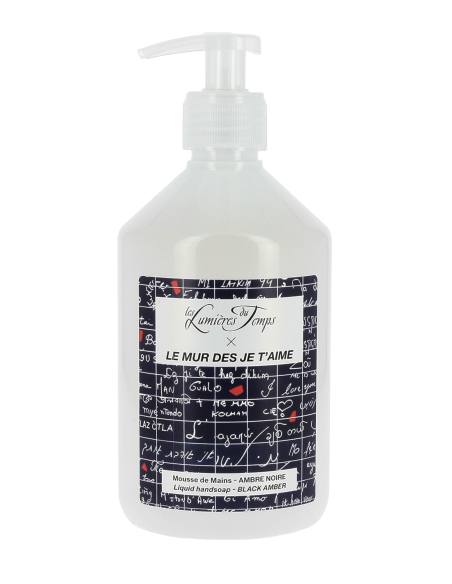 Mousse de Mains Le mur des je t'aime 500 ml Ambre Noire