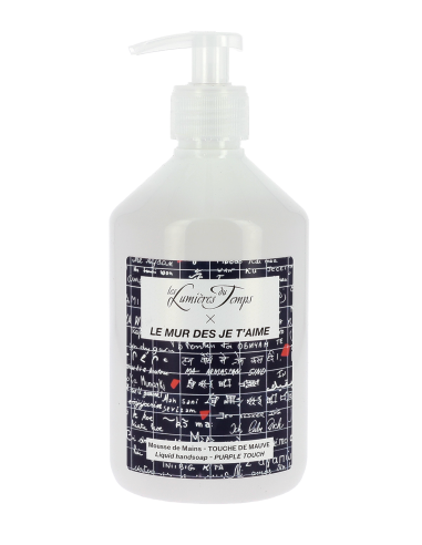 Mousse de Mains Le mur des je t'aime 500 ml Touche de Mauve