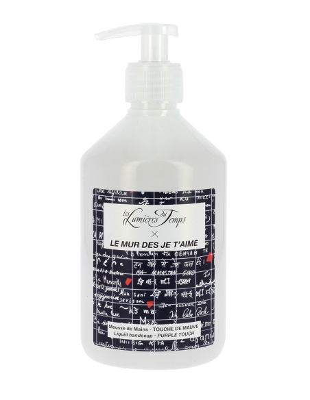 Mousse de Mains Le mur des je t'aime 500 ml Touche de Mauve