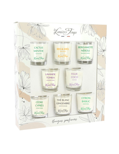 Coffret Découverte DUOS de parfums 8 Bougies 35 g