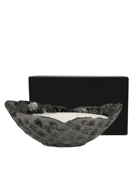 Bougie Olympe Ovale 300 g Platine