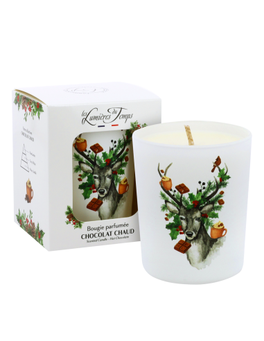 Bougie Traditions Enchantées 180 g Chocolat Chaud Bougie de Noël