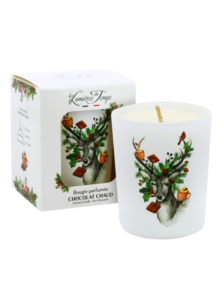 Bougie Traditions Enchantées 180 g Chocolat Chaud Bougie de Noël