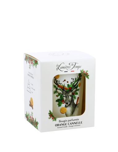 Bougie Traditions Enchantées 180 g parfum Orange Cannelle