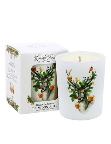 Bougie Traditions Enchantées 180 g parfum Thé au Coin du Feu