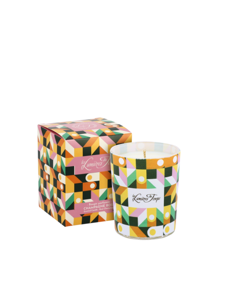 Bougie Chromatik 90 g Champagne Rosé boîte incluse