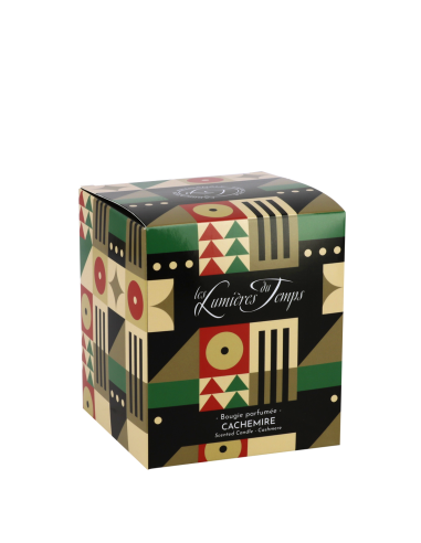 Bougie collection de Noël Chromatik 180 g Cachemire