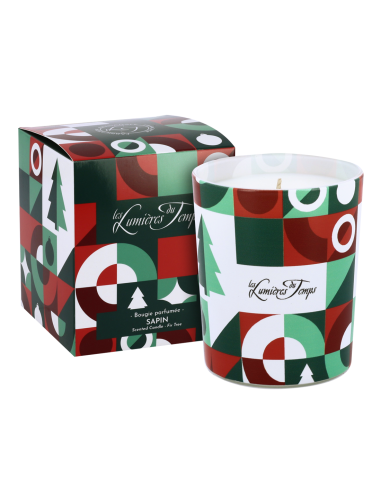 Bougie Chromatik 180 g Sapin et boîte graphique