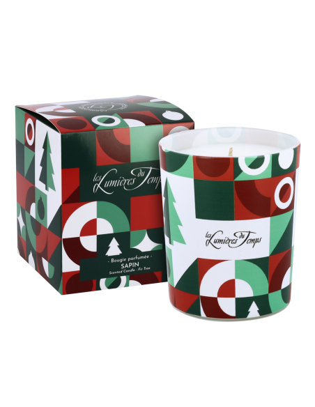 Bougie Chromatik 180 g Sapin et boîte graphique