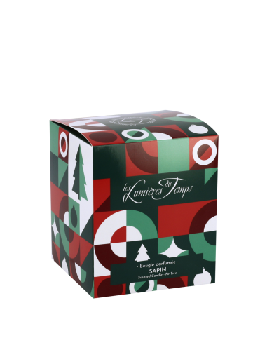 Bougie parfumée Chromatik 180 g Sapin Collection de Noël