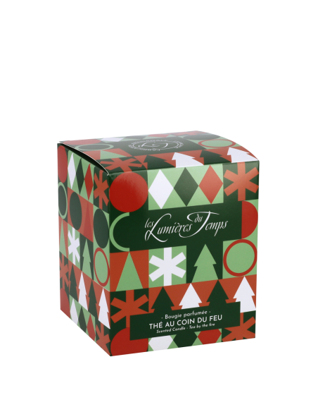 Bougie Chromatik 180 g Thé au Coin du Feu livrée dans sa boîte assortie