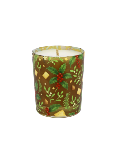 Bougie Lumières d'Hiver 180 g parfum Biscuits Enchantés idéal pour la saison hivernale