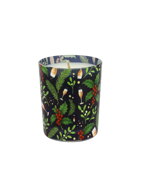 Bougie Lumières d'Hiver 180 g parfum  Champagne Rosé