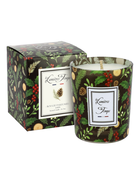 Bougie Lumières d'Hiver 180 g Sapin cadeau de Noël