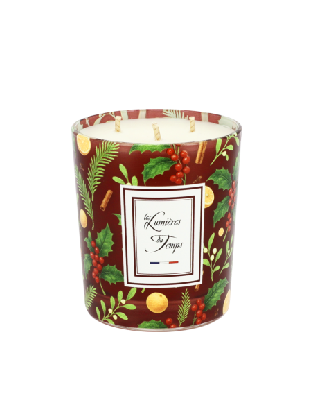 Bougie Lumières d'Hiver 350 g Orange Cannelle