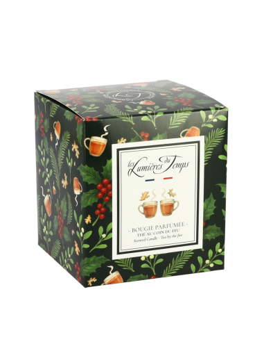 Bougie Lumières d'Hiver 350 g Thé au Coin du Feu