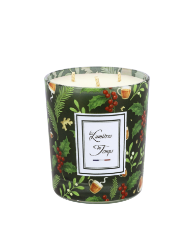 Bougie Lumières d'Hiver 350 g Thé au Coin du Feu