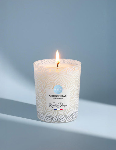 Bougie Végétale 180 g Citronnelle | Les Lumières du Temps