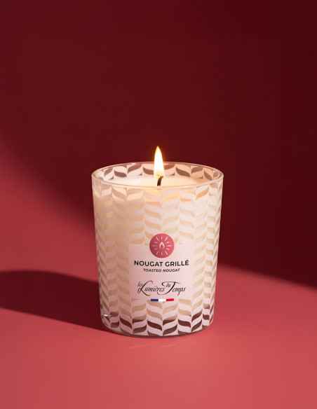 Bougie Végétale 180 g parfum Nougat Grillé