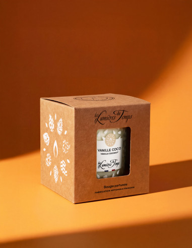 Bougie Végétale 180 g Vanille Coco
