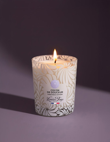 Bougie Végétale 180 g Cocon de Douceur ; un univers fleuri cocooning